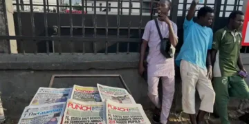 Nigerian students returning home after escaping a mass school kidnapping in Niger State. - AP Photo/Sunday Alamba