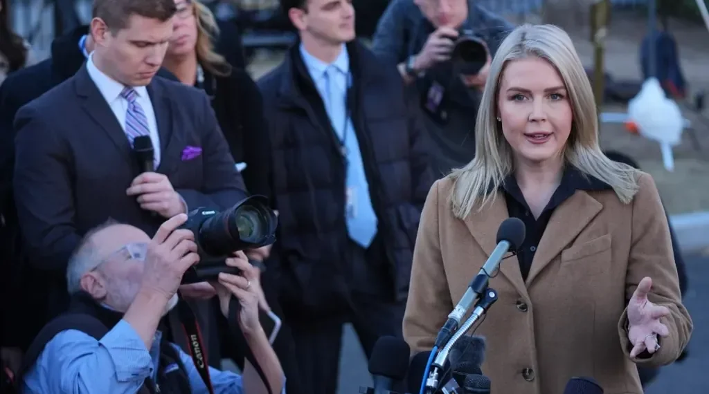 Immigration detainee linked to Karoline Leavitt case in U.S. custody - AP Photo/Evan Vucci