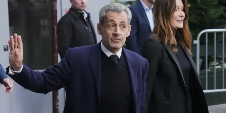 Paris Court Weighs Early Release for Former President Nicolas Sarkozy - AP Photo/Thibault Camus
