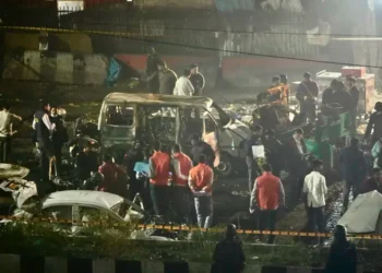 Car Explosion Near Delhi’s Red Fort Kills 8, Injures 19, Authorities Investigate - AP Photo/Manish Swarup