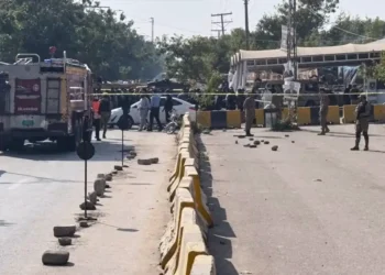 Car Bomb Outside Islamabad Court Kills at Least Five, Injures 13 in Pakistan - This is a locator map for Pakistan with its capital, Islamabad, and the Kashmir region. - AP Photo/Mohammad Yousuf