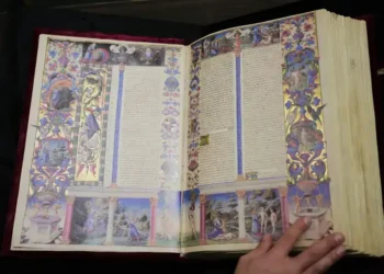 Borso D’Este Bible on Rare Display in Rome for Vatican Holy Year - AP Photo/Alessandra Tarantino