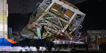 Ulsan Power Plant Collapse Kills One, Four Missing in South Korea - Jang-Ji-Hyun/Yonhap via AP