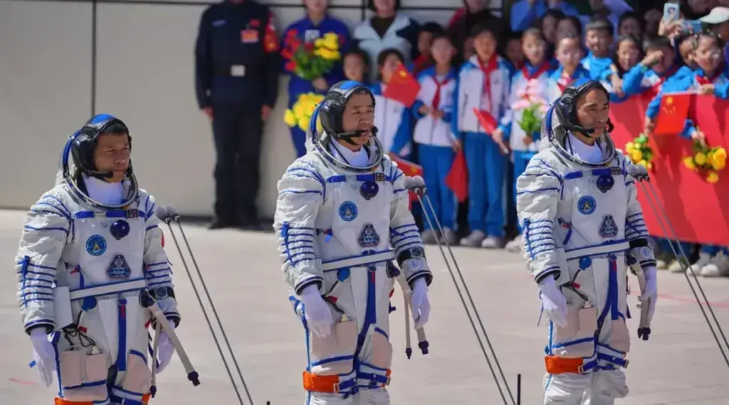 China to Bring Home Stranded Tiangong Astronauts After Debris Hits Shenzhou-20 - AP Photo/Andy Wong, File