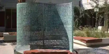 Kryptos Artist Jim Sanborn to Auction Final Cipher Solution as CIA Sculpture’s Last Mystery Draws Global Interest - All rights reserved/Photo Courtesy of CIA via AP