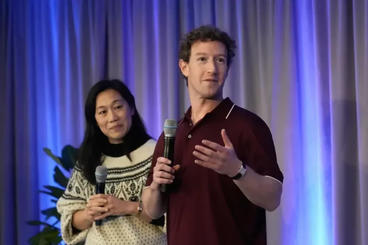 Zuckerberg and Chan Shift Philanthropy to AI-Driven Biomedical Research - AP Photo/Jeff Chiu