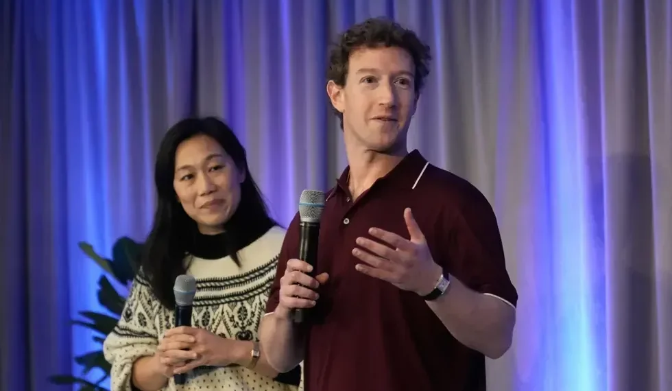 Zuckerberg and Chan Shift Philanthropy to AI-Driven Biomedical Research - AP Photo/Jeff Chiu