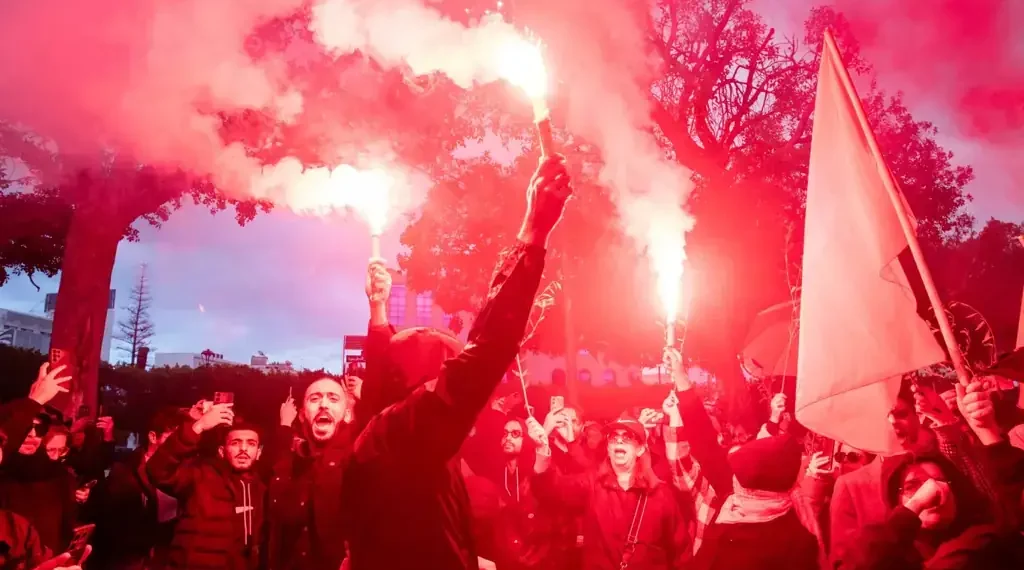 Tunisia protests erupt as citizens demand release of political prisoners under President Saied’s authoritarian rule - AP Photo/Anis Mili