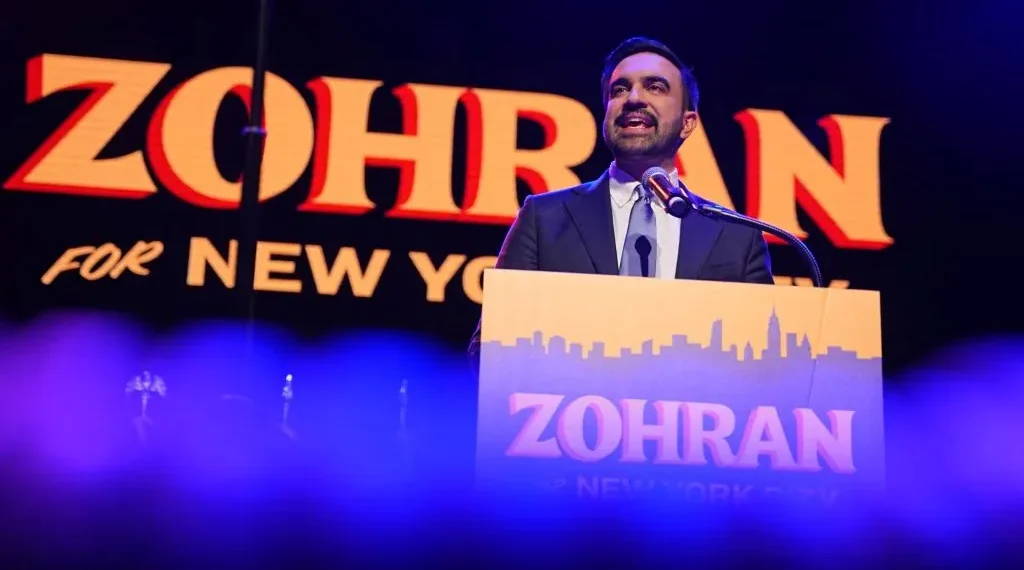 Zohran Mamdani Makes History as First South Asian Mayor of New York - Angelina Katsanis/AFP/Getty Images