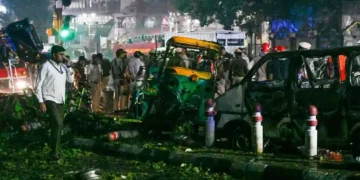 Car Blast Near Delhi’s Red Fort Kills 10, Injures Dozens - Sanjeev Verma/Hindustan Times/Getty Images/CNN