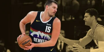 Nikola Jokic Scores 55 Points, Surpasses Shaquille O’Neal on All-Time List - Gary A. Vasquez-Imagn Images