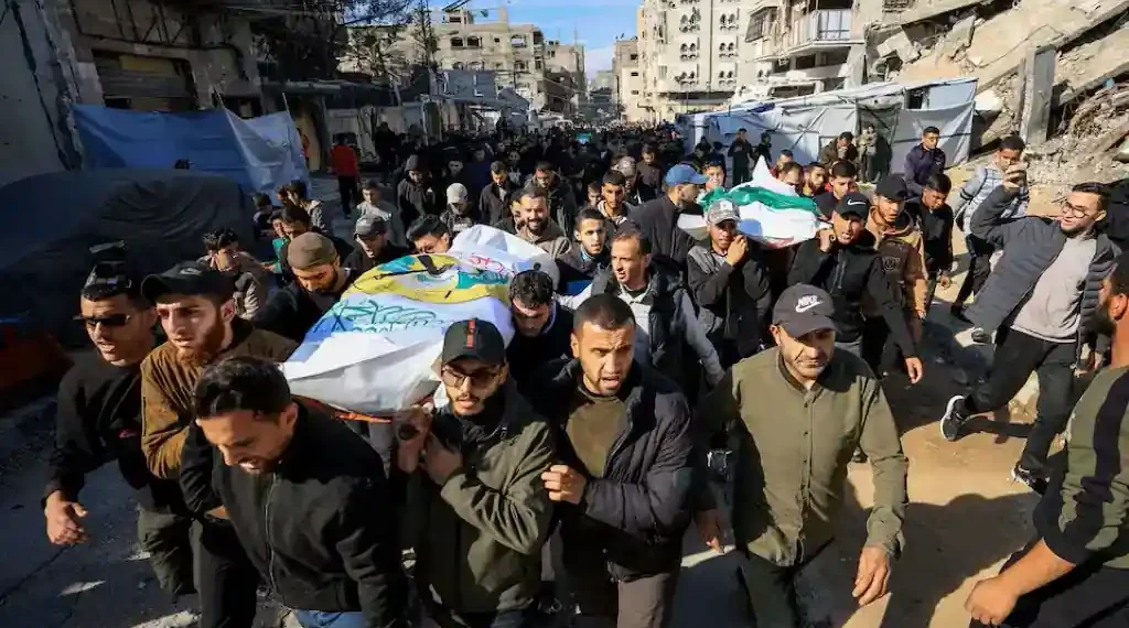 Hamas supporters attend funeral as Gaza ceasefire tensions rise - REUTERS/Dawoud Abu Alkas