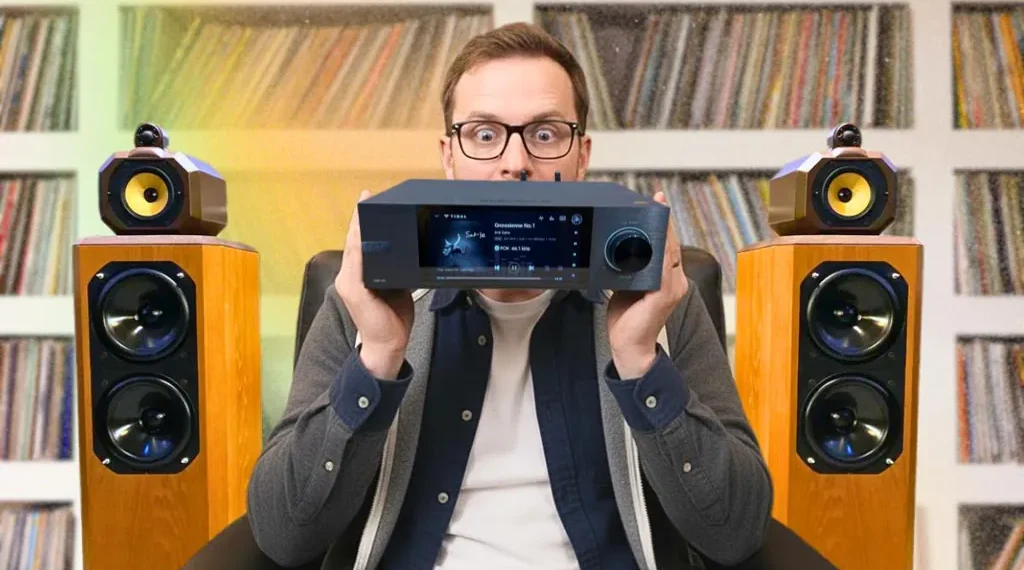 High-end Hi-Fi streamers in modern audiophile listening room - image Headphonesty