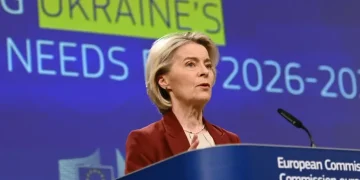 European Union leaders meeting in Brussels to discuss Ukraine funding - AP Photo/Harry Nakos