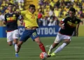 Barcelona de Guayaquil defender Mario Pineida during a league match - AP Photo/Dolores Ochoa, File