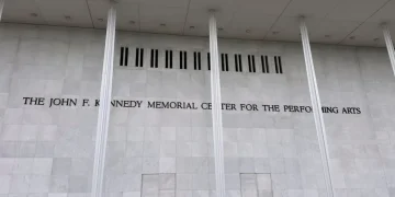 Exterior of Kennedy Center amid Trump Kennedy Center renaming debate - AP Photo/Rahmat Gul
