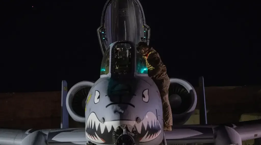 US military aircraft conduct strikes against Islamic State targets in Syria - U.S. Air Force/DVIDS via AP