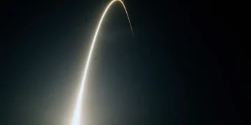 Starlink satellites orbiting Earth amid rising space security concerns - AP Photo/John Raoux, File