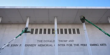 Kennedy Center exterior amid Trump renaming controversy - AP Photo/Jacquelyn Martin