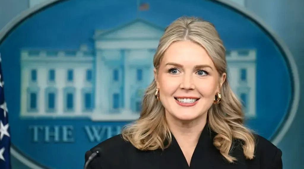White House press secretary Karoline Leavitt announces pregnancy - Jim Watson/AFP via Getty Images/ABC News