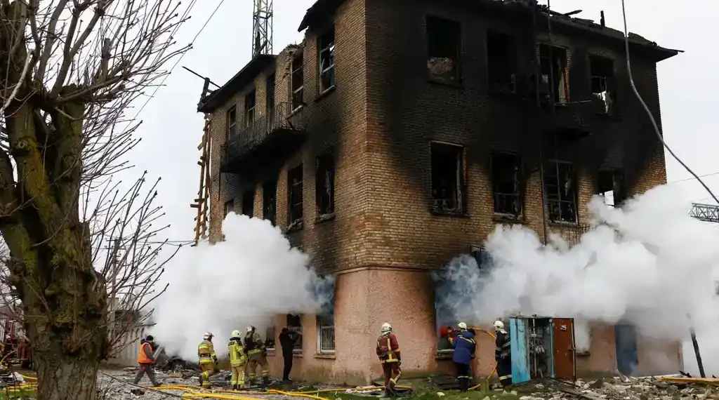 Large missile attack strikes multiple Ukraine cities overnight - Photo Reuters/SKY News