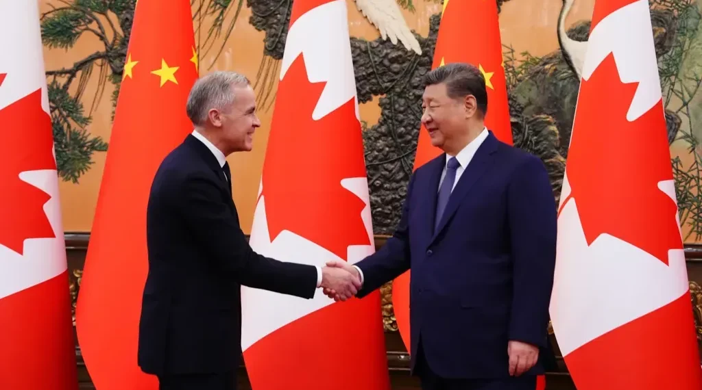 Canada and China agree on electric vehicle and farm trade tariffs - Sean Kilpatrick/The Canadian Press via AP