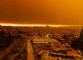 Wildfires burning near homes in central Chile during heatwave - AP Photo/Javier Torres