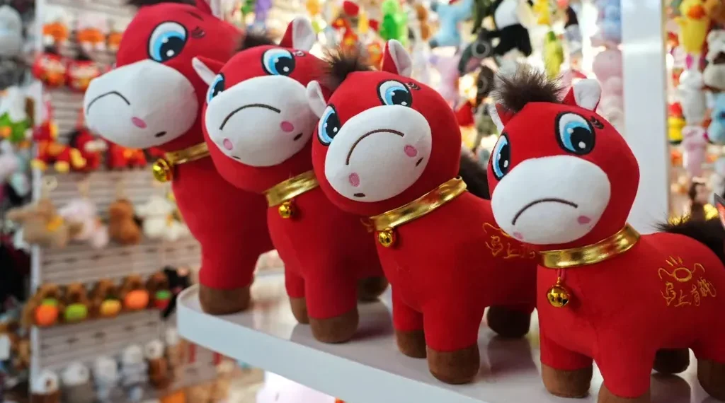 Frowning horse plush toy goes viral ahead of Lunar New Year - Reuters/BBC