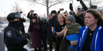 U.S. Capitol and ICE detention facility oversight dispute - AP Photo/Adam Gray