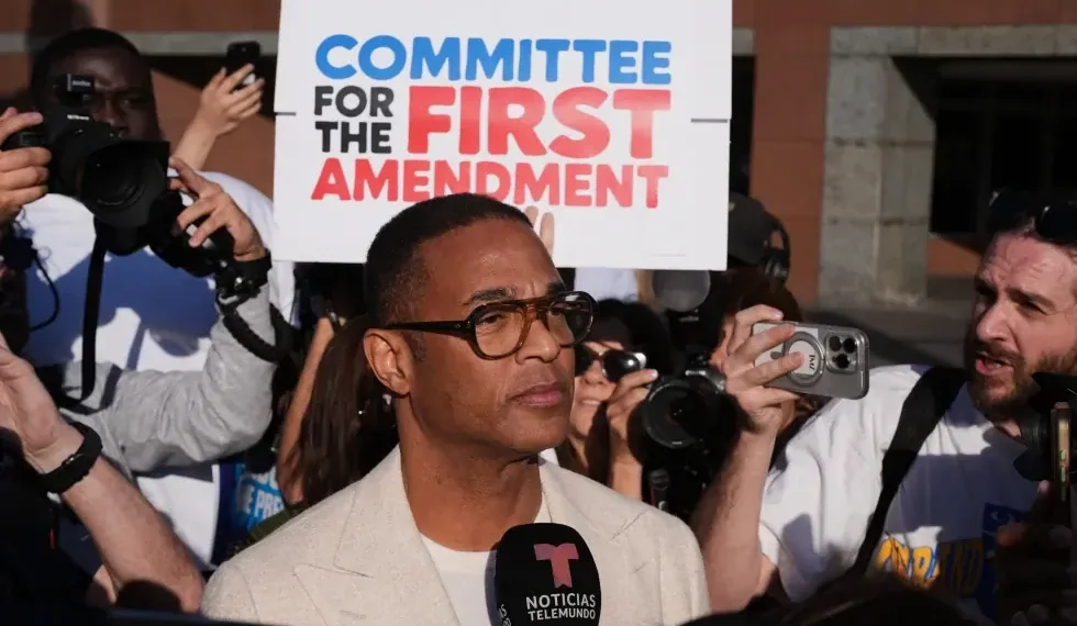 Don Lemon speaks after federal court appearance - AP Photo/Damian Dovarganes