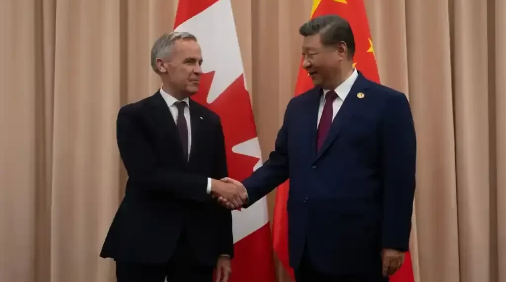 Canadian Prime Minister meets Chinese President for trade talks - Adrian Wyld/The Canadian Press via AP, File
