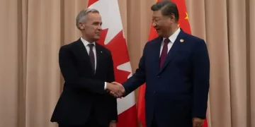 Canadian Prime Minister meets Chinese President for trade talks - Adrian Wyld/The Canadian Press via AP, File
