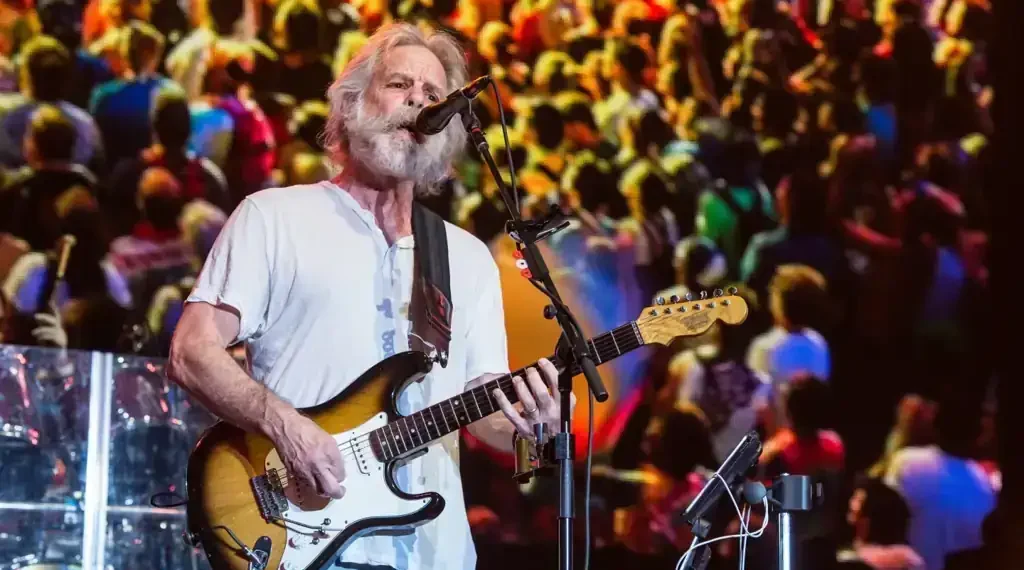 Bob Weir performing onstage with guitar during later career - Photo By Amy Harris/Invasion/AP,File