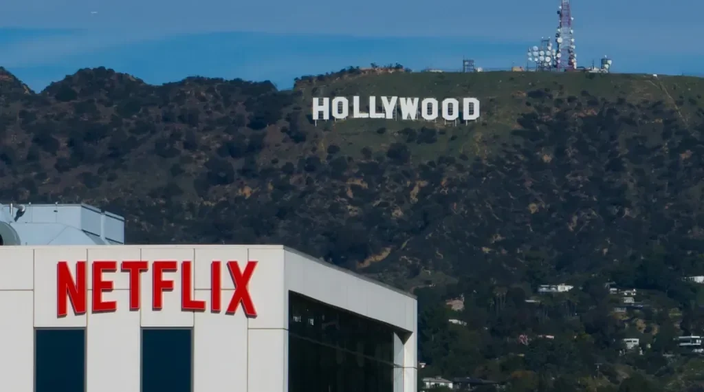 Warner Bros Discovery headquarters amid Paramount and Netflix takeover bids - AP Photo/Jae C. Hong