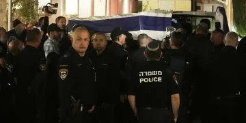 Israeli convoy returns remains of last Gaza hostage - AP Photo/Mahmoud Illean