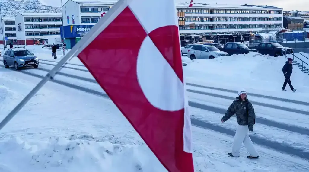 Greenland residents in Nuuk respond to Trump ownership comments - AP Photo/Evgeniy Maloletka