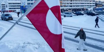 Greenland residents in Nuuk respond to Trump ownership comments - AP Photo/Evgeniy Maloletka