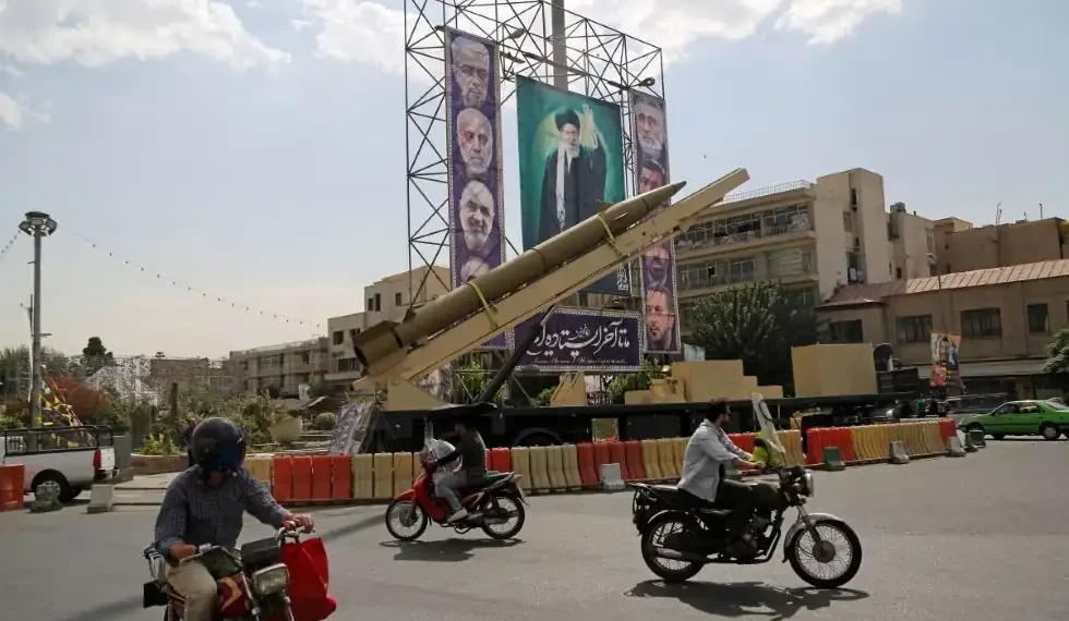 Iranian missiles and drones positioned near the Strait of Hormuz - Fatemeh Bahrami/Anadolu/Getty Images