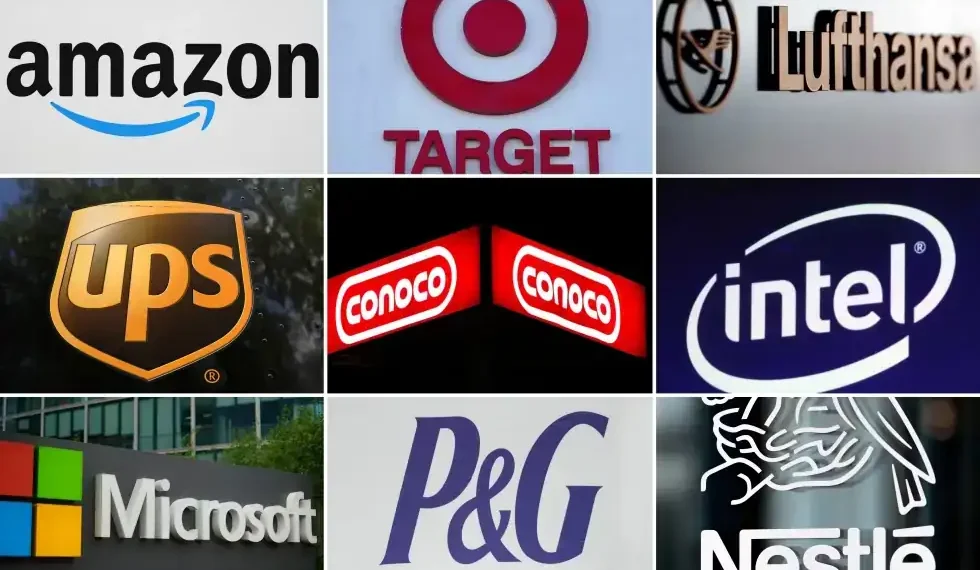 Workers react to major company layoffs across multiple industries - AP Photo, File