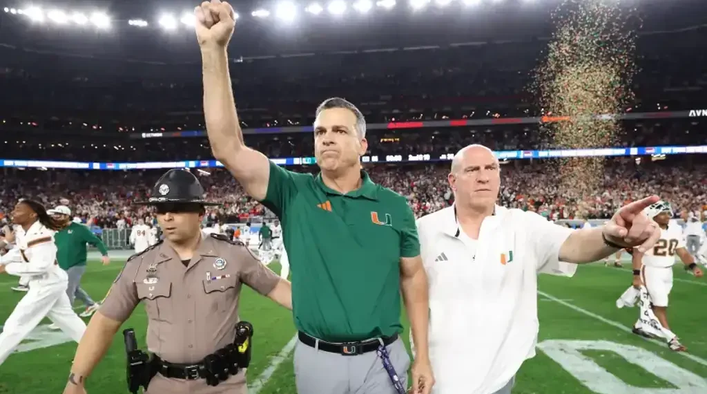 Mario Cristobal leading Miami Hurricanes before national championship game - Christian Petersen/Getty Images