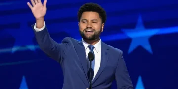 Florida Congressman Maxwell Frost at public event in Utah - AP Photo/J. Scott Applewhite, File