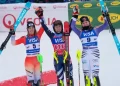 Mikaela Shiffrin racing to slalom victory in Czech Republic - AP Photo/Giovanni Auletta