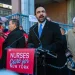Nurses rally outside Mount Sinai West during NYC strike - AP Photo/ Ryan Murphy