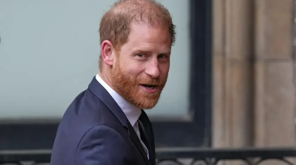 Prince Harry arriving at London High Court for privacy trial - AP Photo/Kirsty Wigglesworth