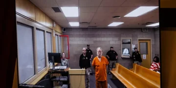 Timothy Busfield appears in court over child abuse allegations - Chancey Bush/The Albuquerque Journal via AP