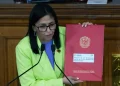 Delcy Rodríguez addresses Venezuela’s National Assembly on oil reforms - AP Photo/Ariana Cubillos