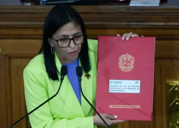 Delcy Rodríguez addresses Venezuela’s National Assembly on oil reforms - AP Photo/Ariana Cubillos