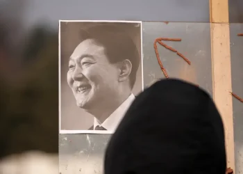 Former South Korean president Yoon Suk Yeol at court sentencing - AP Photo/Lee Jin-man