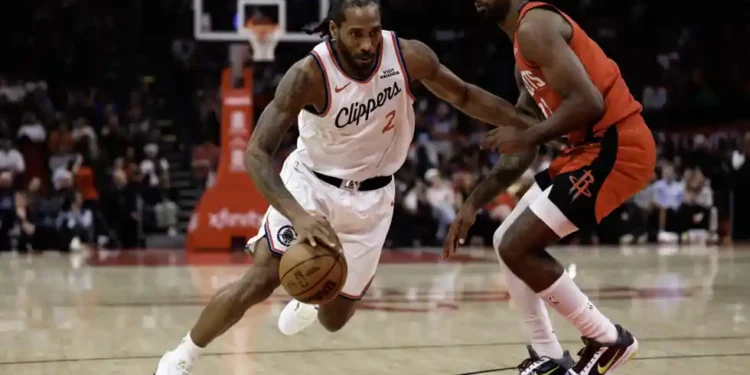 Knicks and Spurs deliver standout NBA highlights February 2026 - Kawhi Leonard led the Clippers past the Rockets on League Pass Wednesday night/NBA/GettyImages