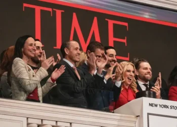 Tech leaders featured on Time’s Architects of AI cover - AP Photo/Richard Drew